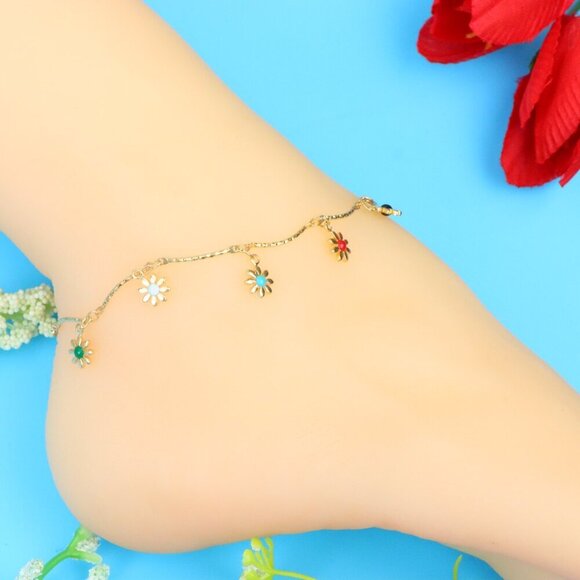 Elegant Handmade Anklet – Perfect for Women & Girls | Ideal Gift Option,DYC1058 - Picture 5 of 8
